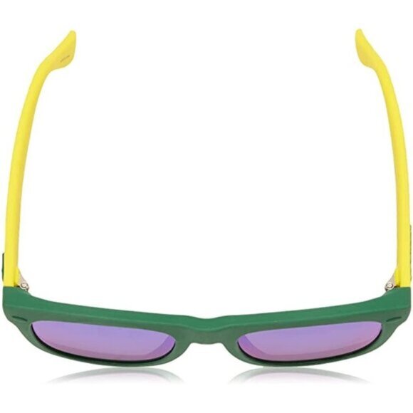 NWOT Havaianas green frame yellow temples & green mirrored lens sunglasses - Picture 4 of 10